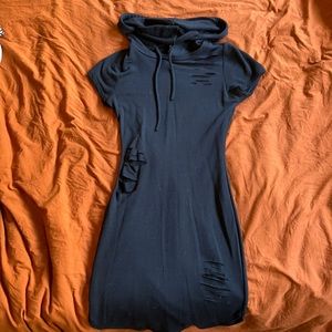 Distressed style dress